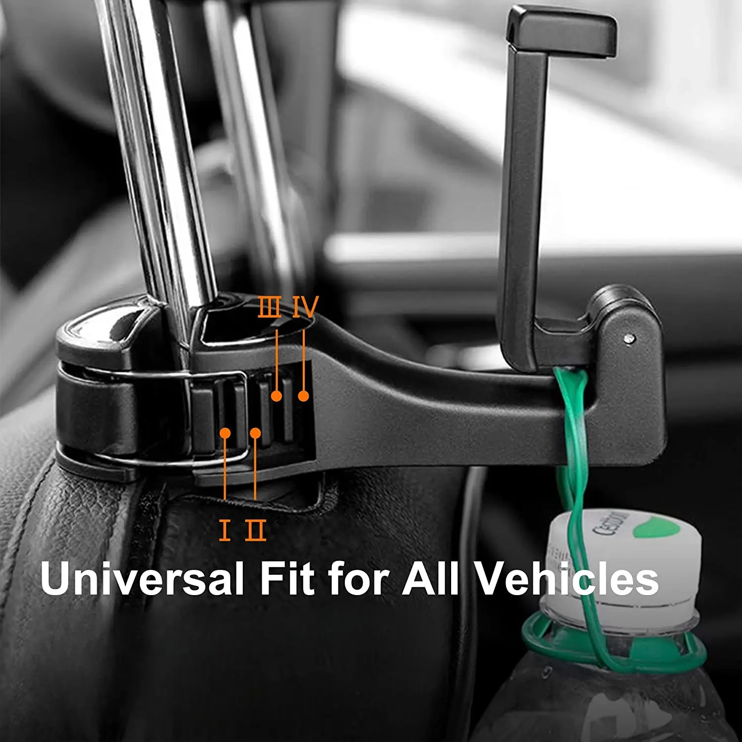 2 in 1 Car Headrest Hidden Hook - Image 4
