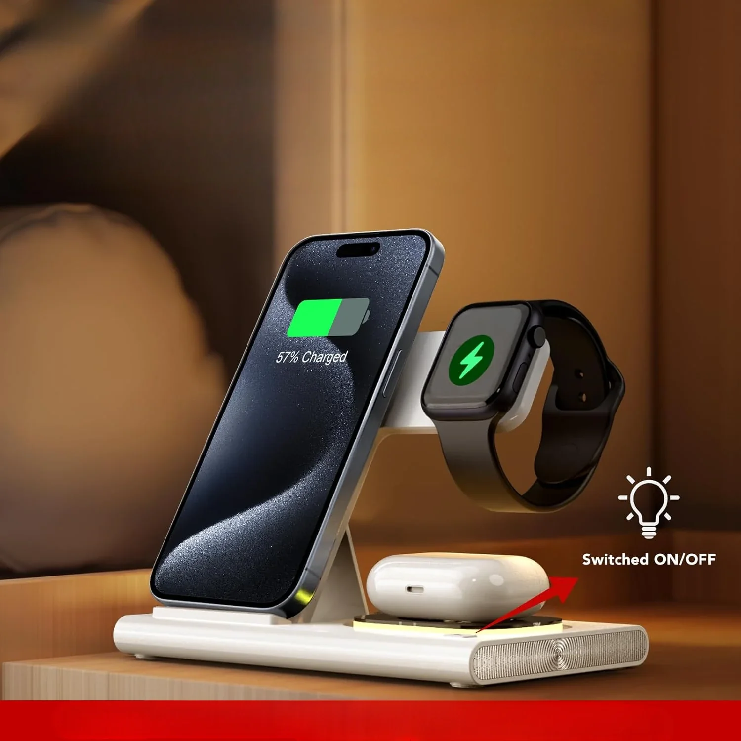 3-in-1 Wireless Charger for Apple - Image 2