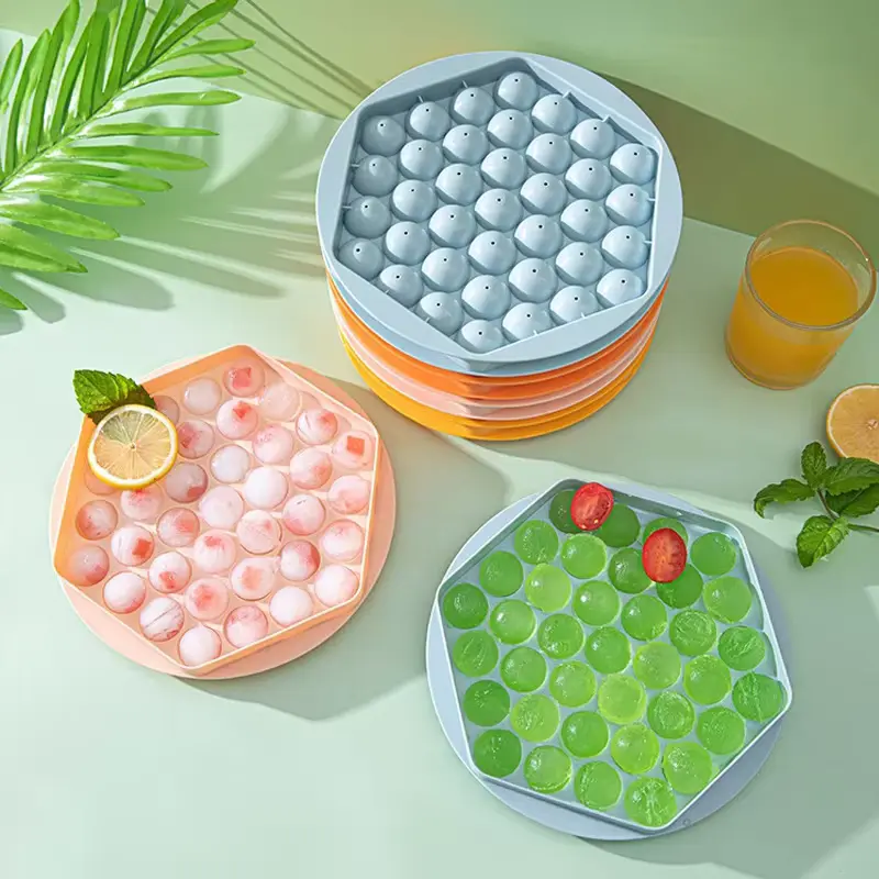 37-Grid Round Ice Cube Tray - Image 2
