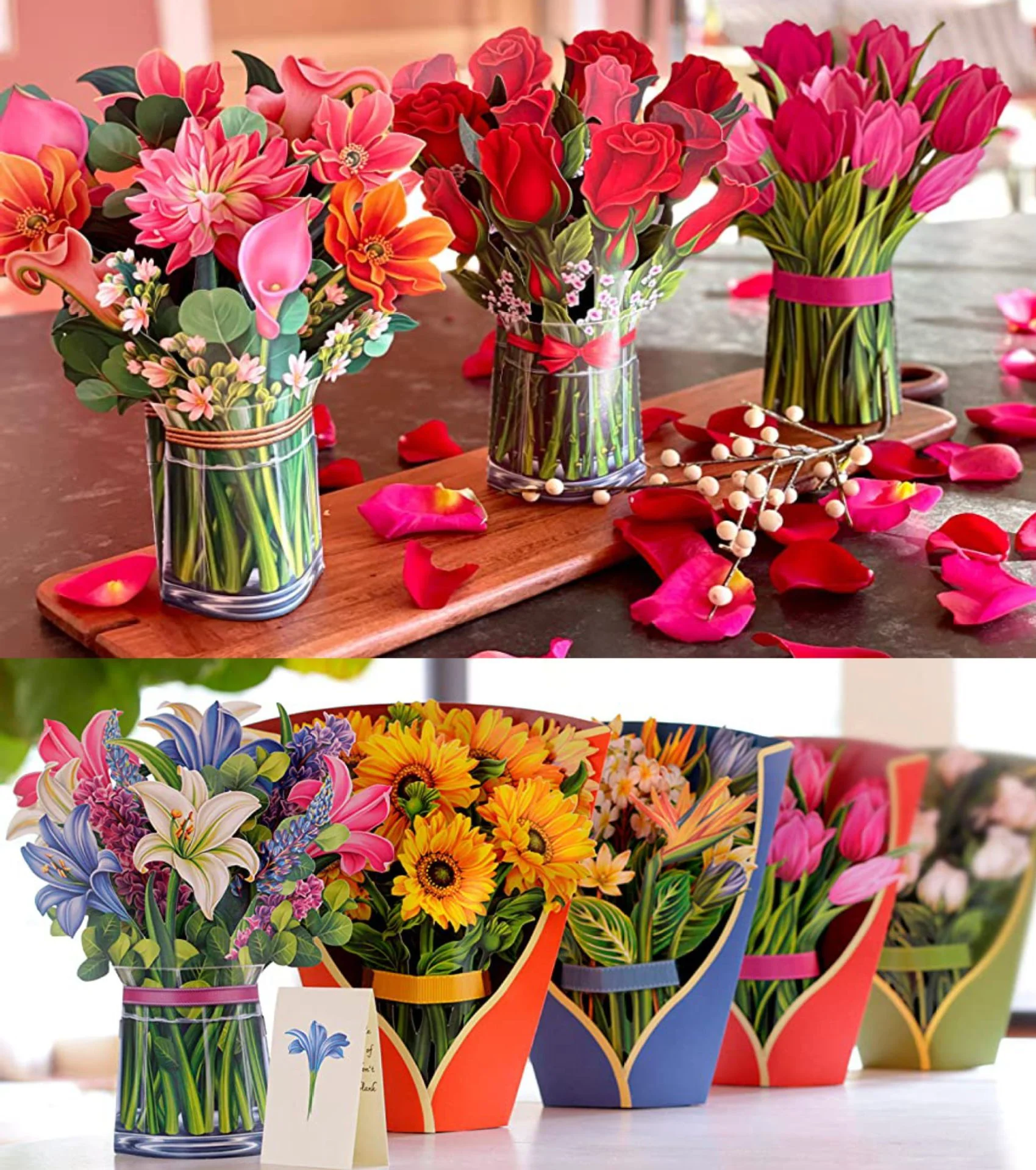 3D Pop-Up Flower Bouquet - Image 2