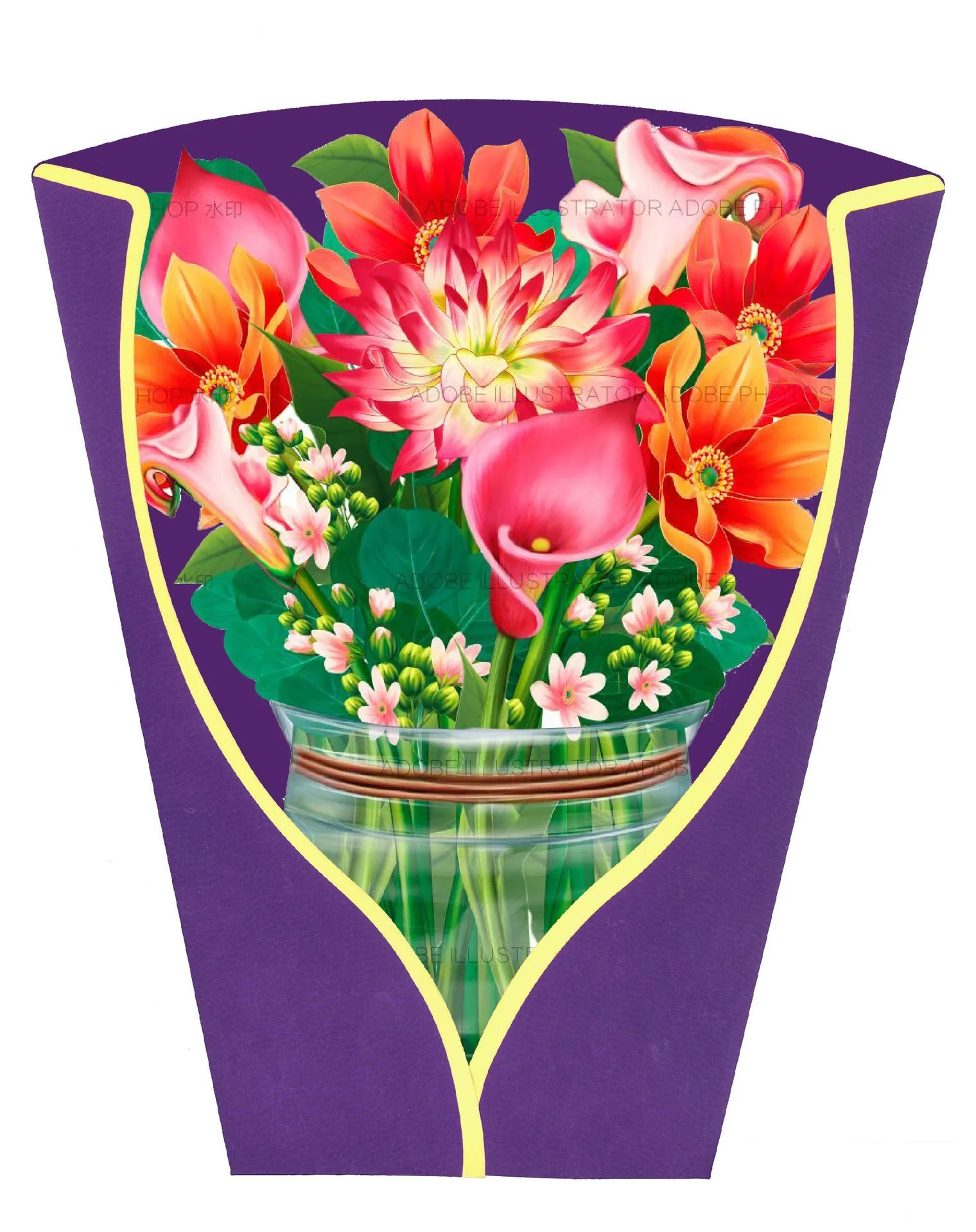 3D Pop-Up Flower Bouquet - Image 6