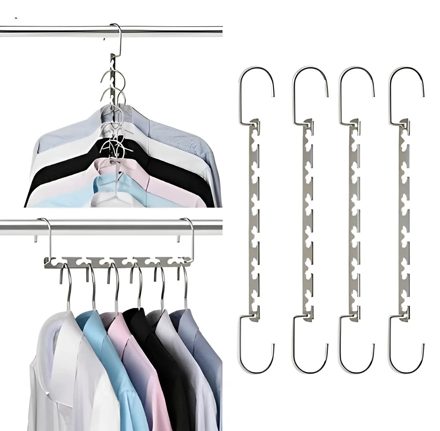 4-Pack Space Saving Hangers - Image 3