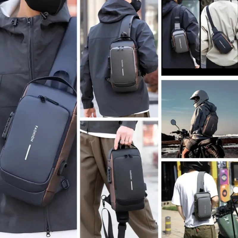 Anti-Theft Crossbody Backpack - Image 3