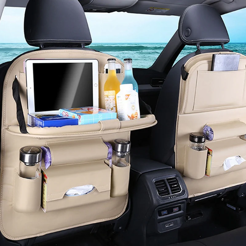 Backseat Car Organizer with Foldable Tray - Image 7