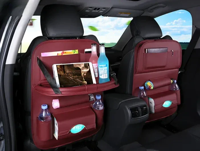 Backseat Car Organizer with Foldable Tray - Image 9