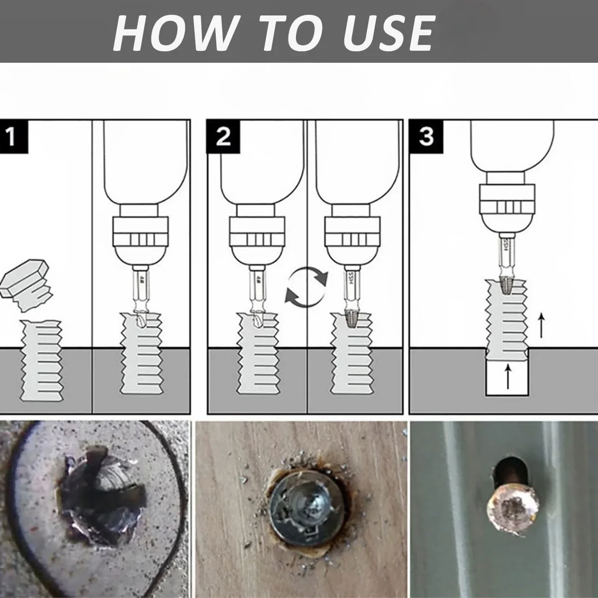 Bolt & Screw Extractor Kit - Image 4