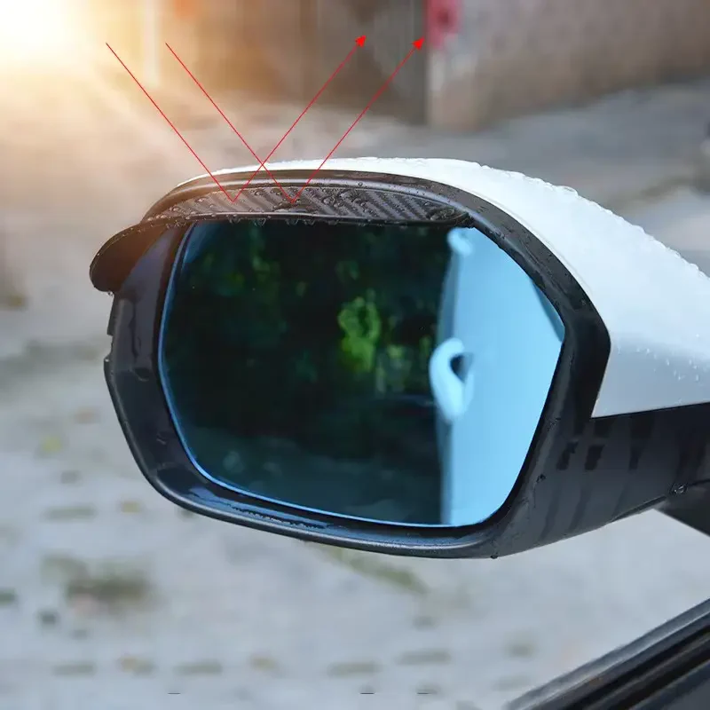 Car Mirror Rain Visor Guard (2PCS Set) - Image 4