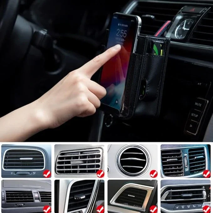 Car Phone Holder with Storage Pockets - Image 9
