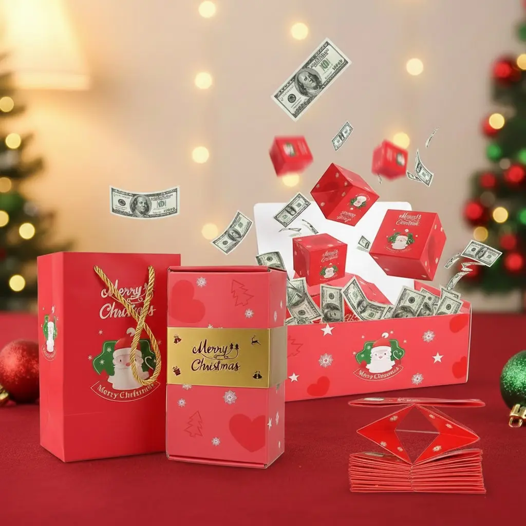 Christmas Surprise Money Box