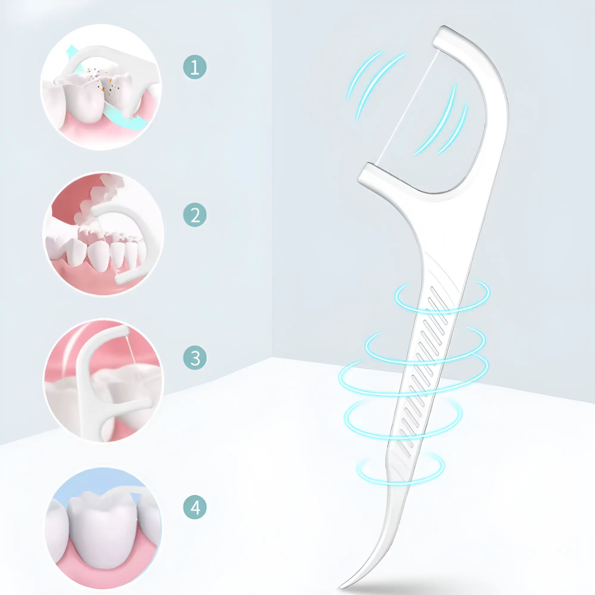 Dental Floss Picks (88pcs) - Image 2