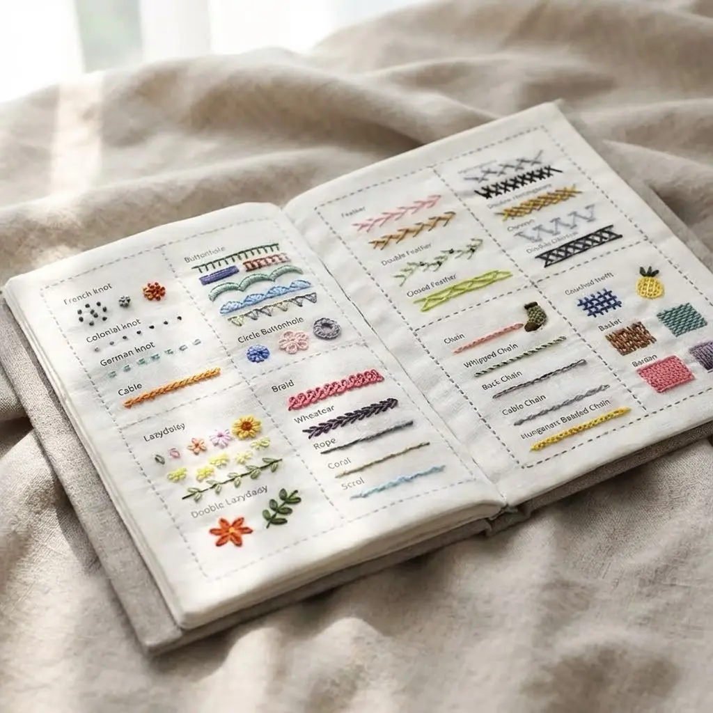 Embroidery Stitch Book Kit - Image 8