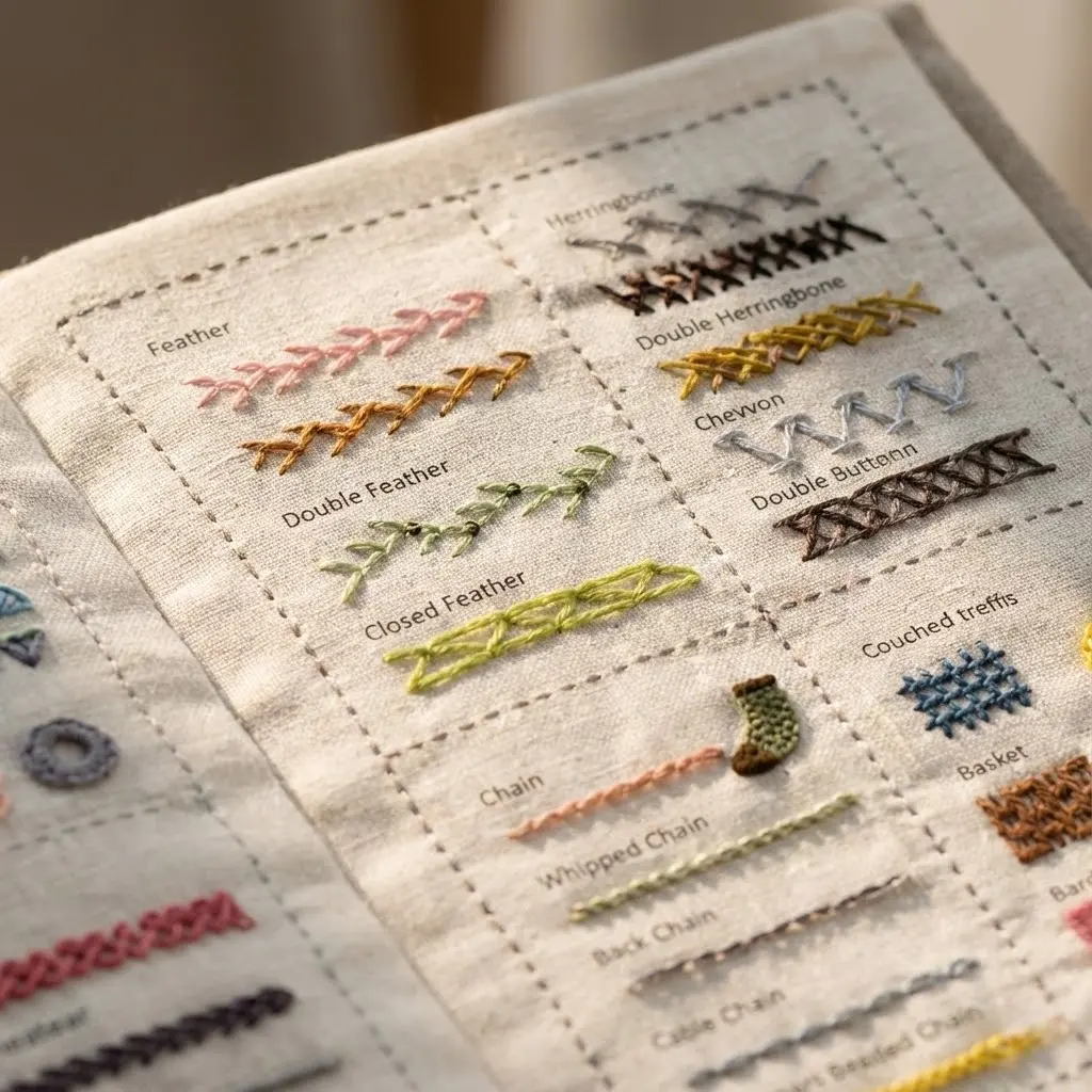 Embroidery Stitch Book Kit - Image 9