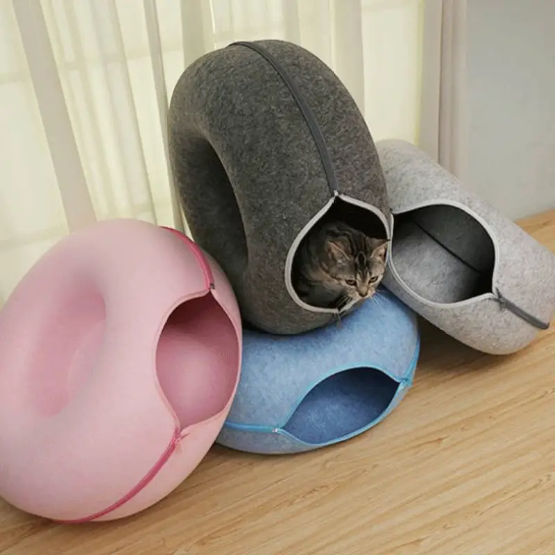 Donut-Shaped Cat Bed - Image 3