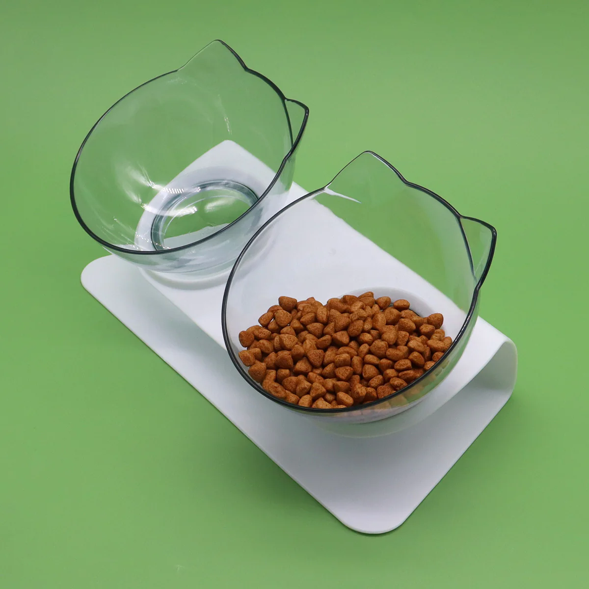 Ergonomic Tilted Pet Feeder