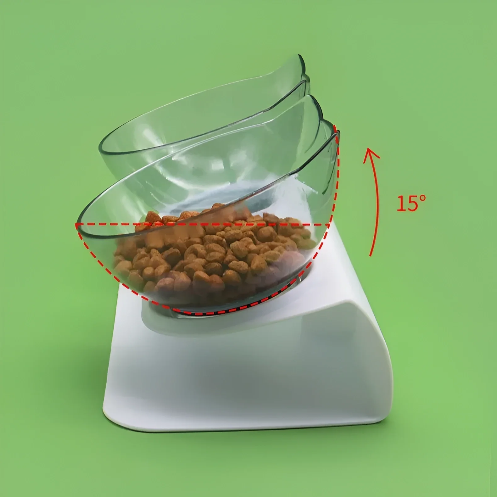 Ergonomic Tilted Pet Feeder - Image 4