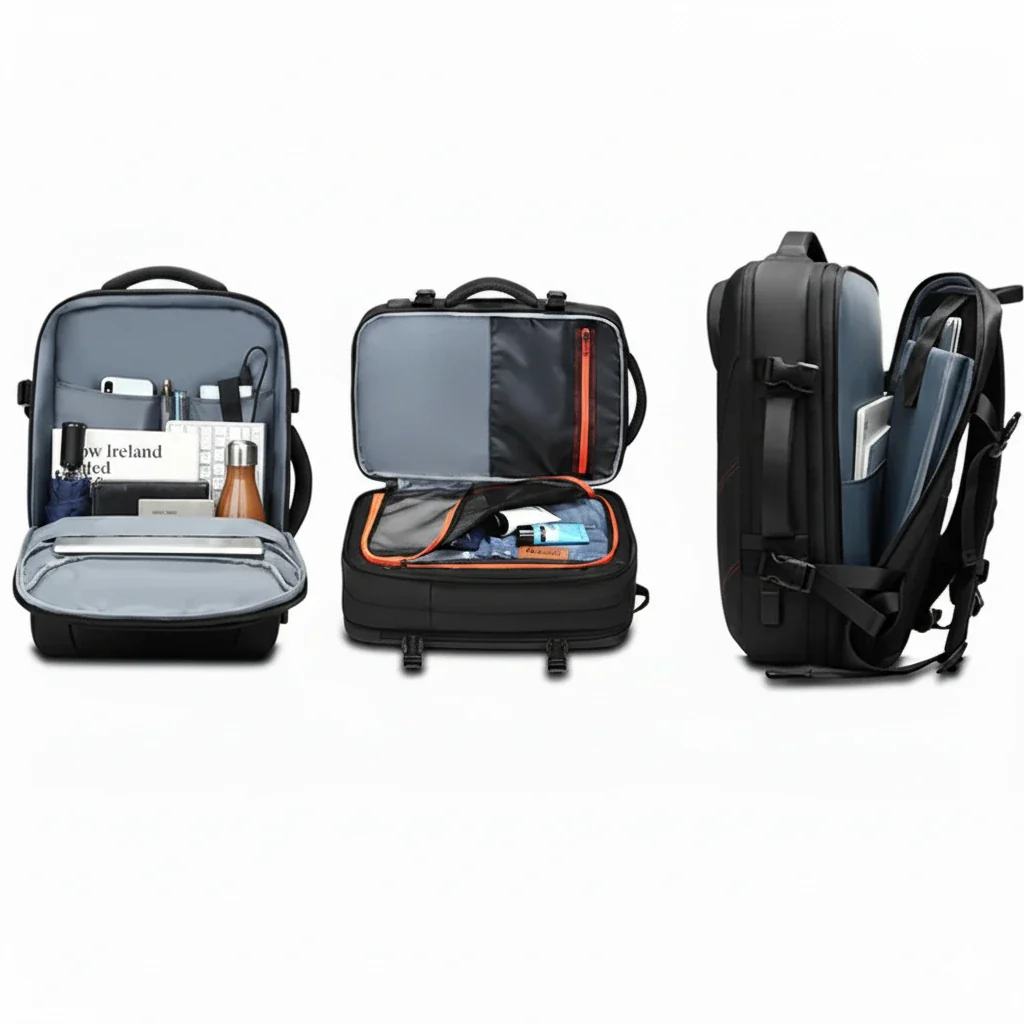 Expandable Waterproof Travel Backpack - Image 5