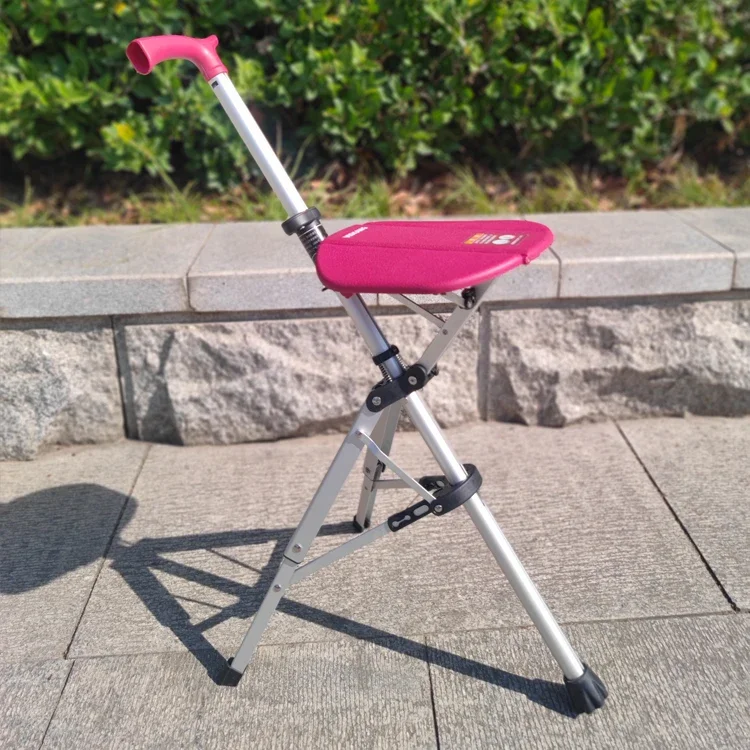 Foldable Cane with Built-in Seat - Image 7