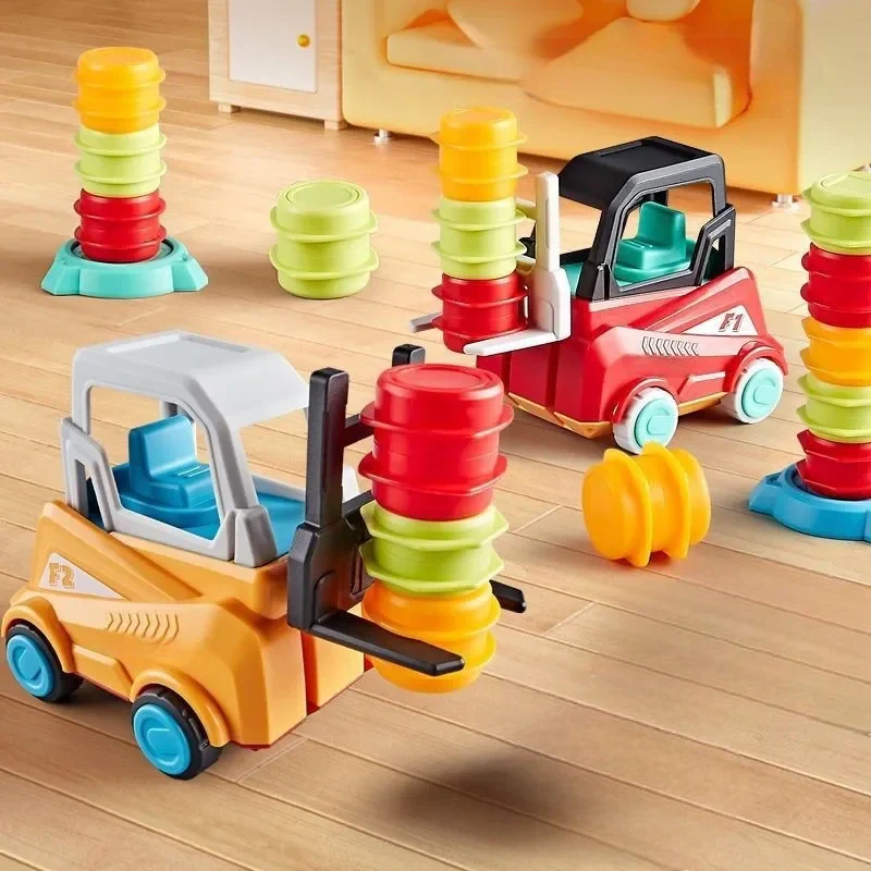 Forklift Tower Stacking Game