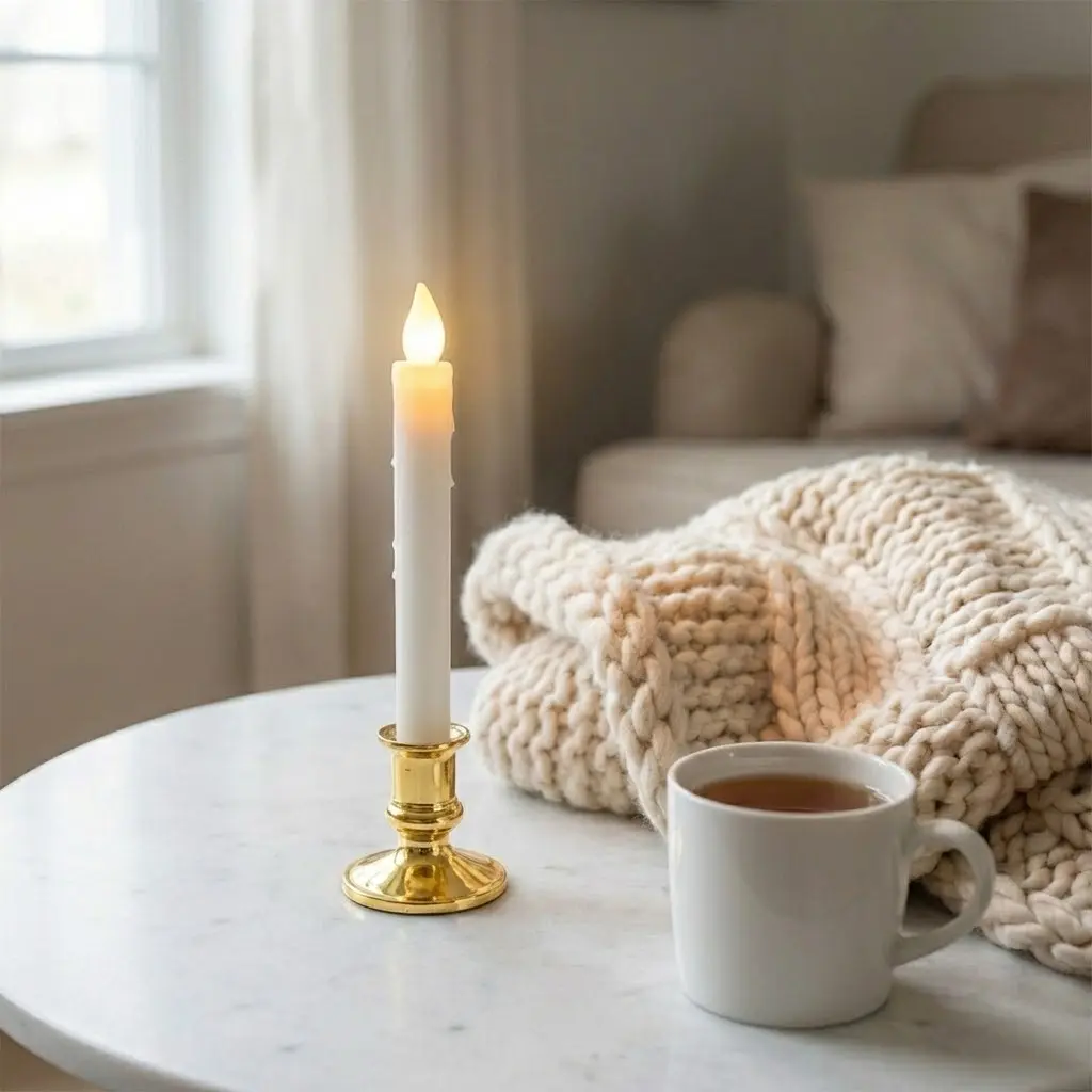 LED Flameless Candles (Set of 4) - Image 6