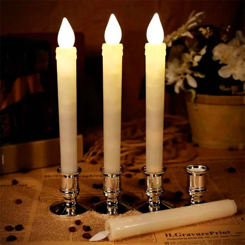 LED Flameless Candles (Set of 4) - Image 7