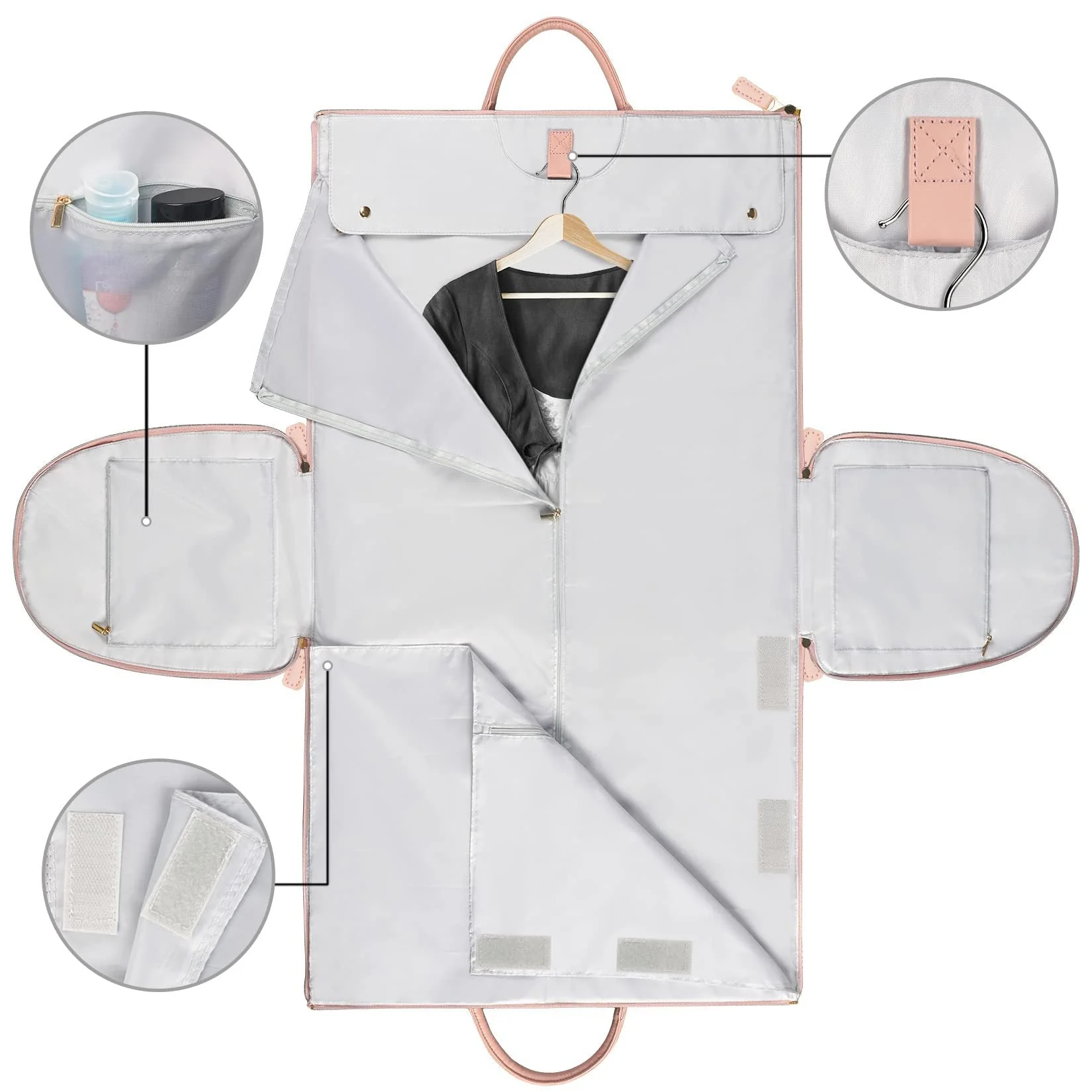 LuxVoyage Convertible Garment Bag - Image 4