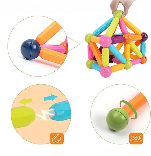 Magnetic Building Blocks Set - Image 3