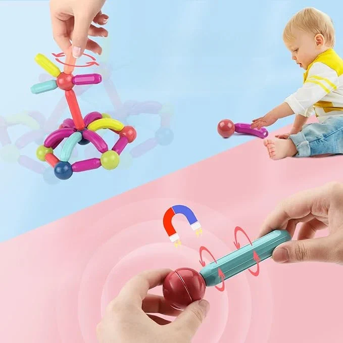 Magnetic Building Blocks Set - Image 4