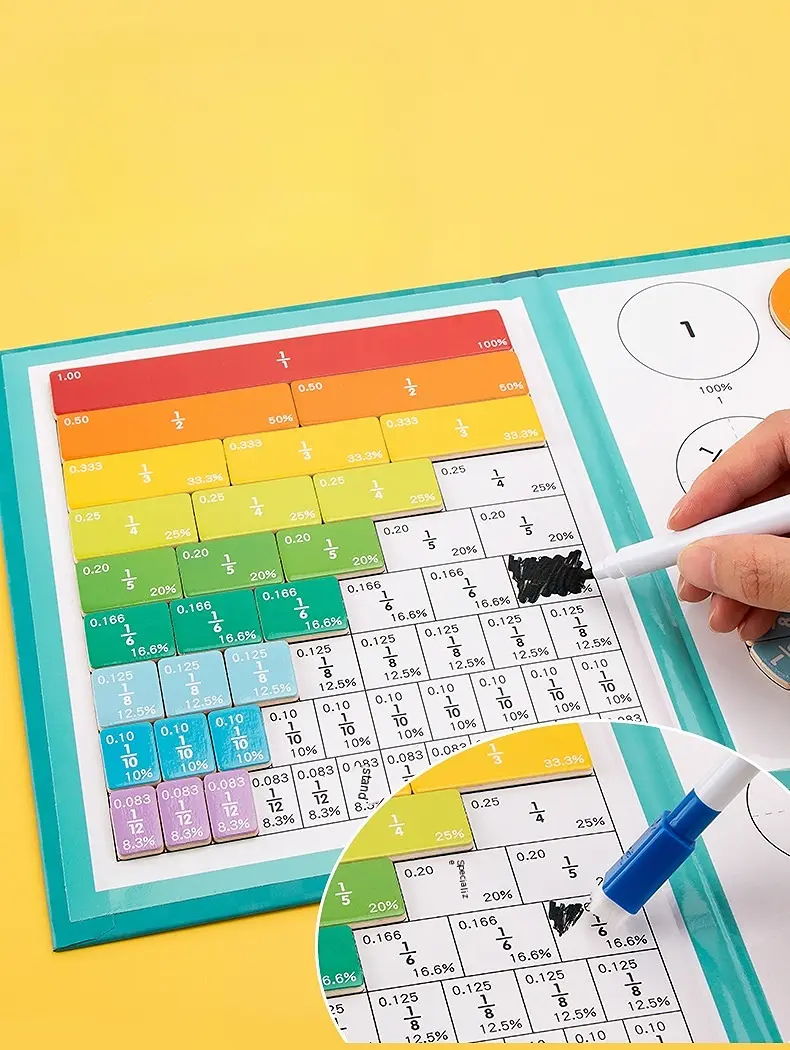 Magnetic Fraction Educational Puzzle - Image 8