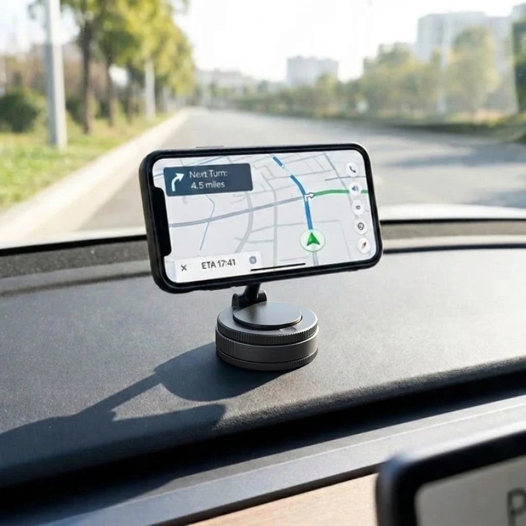 Magnetic Phone Holder with Vacuum Suction Base - Image 2