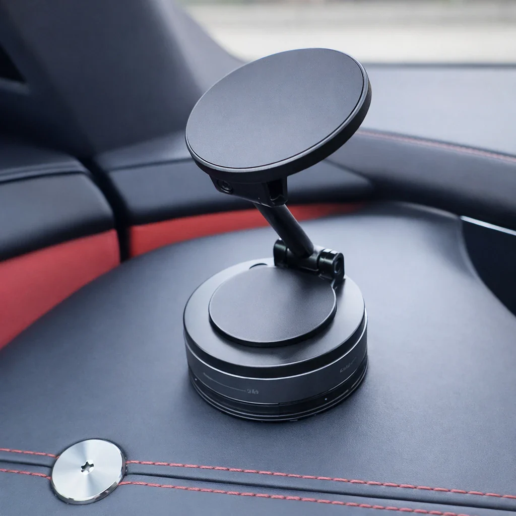 Magnetic Phone Holder with Vacuum Suction Base - Image 4