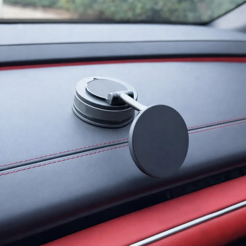 Magnetic Phone Holder with Vacuum Suction Base - Image 5