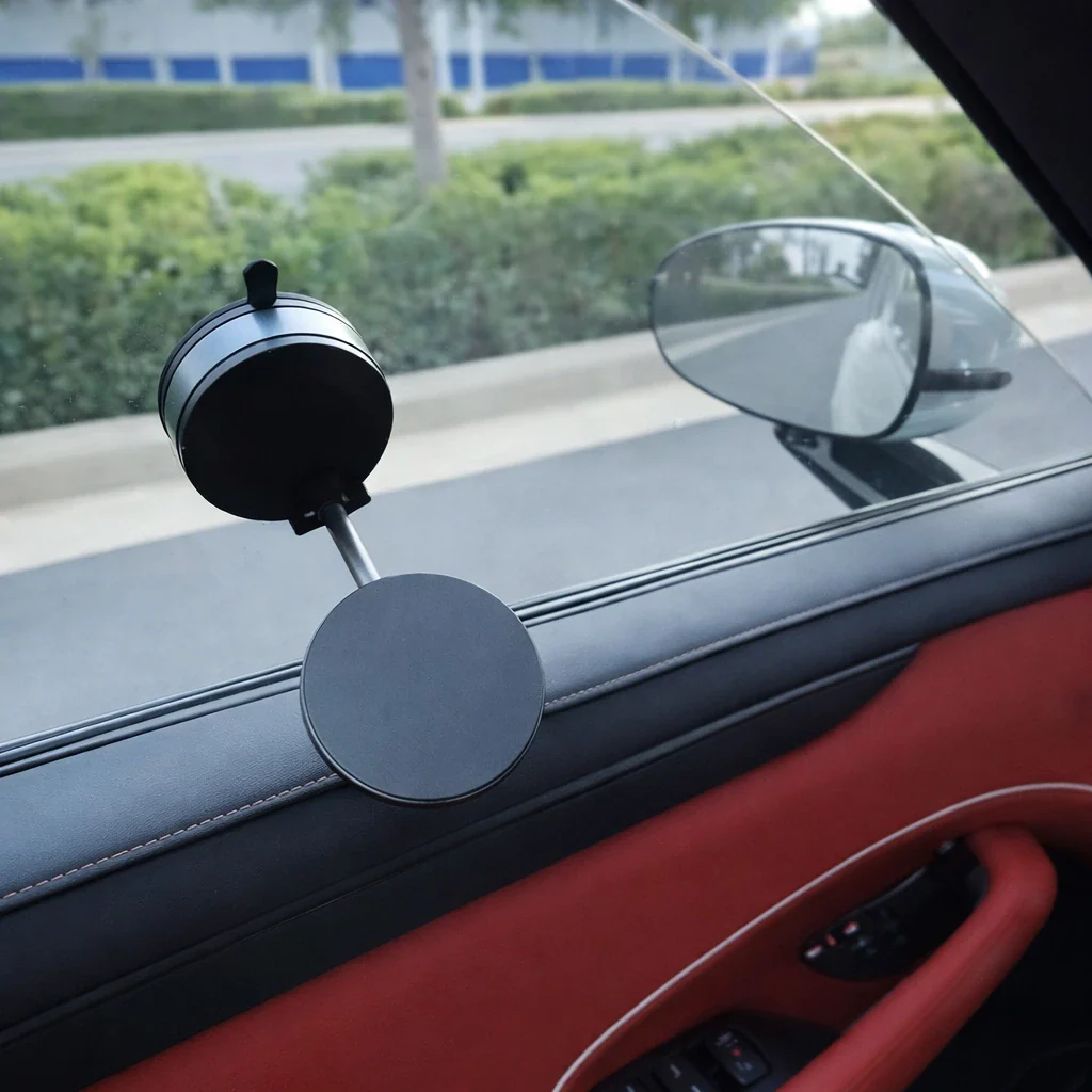 Magnetic Phone Holder with Vacuum Suction Base - Image 6