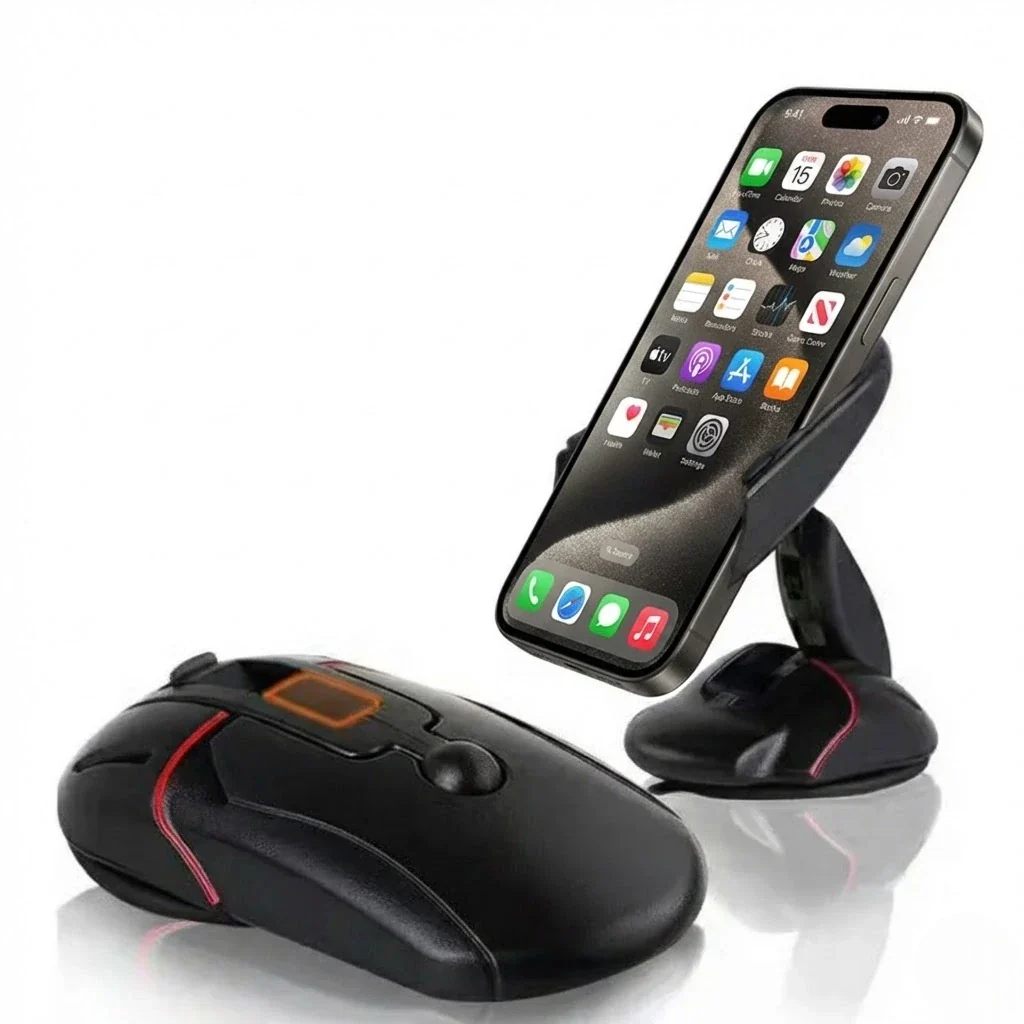 Mouse-Style 360° Phone Holder