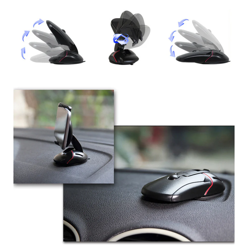 Mouse-Style 360° Phone Holder - Image 2