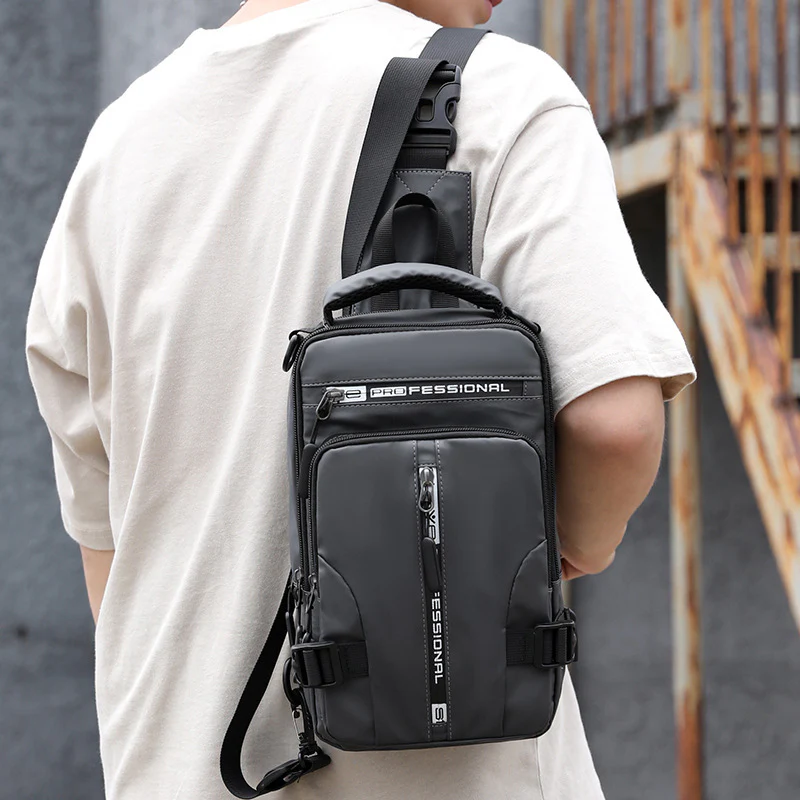 Multi-Compartment Crossbody Backpack - Image 3