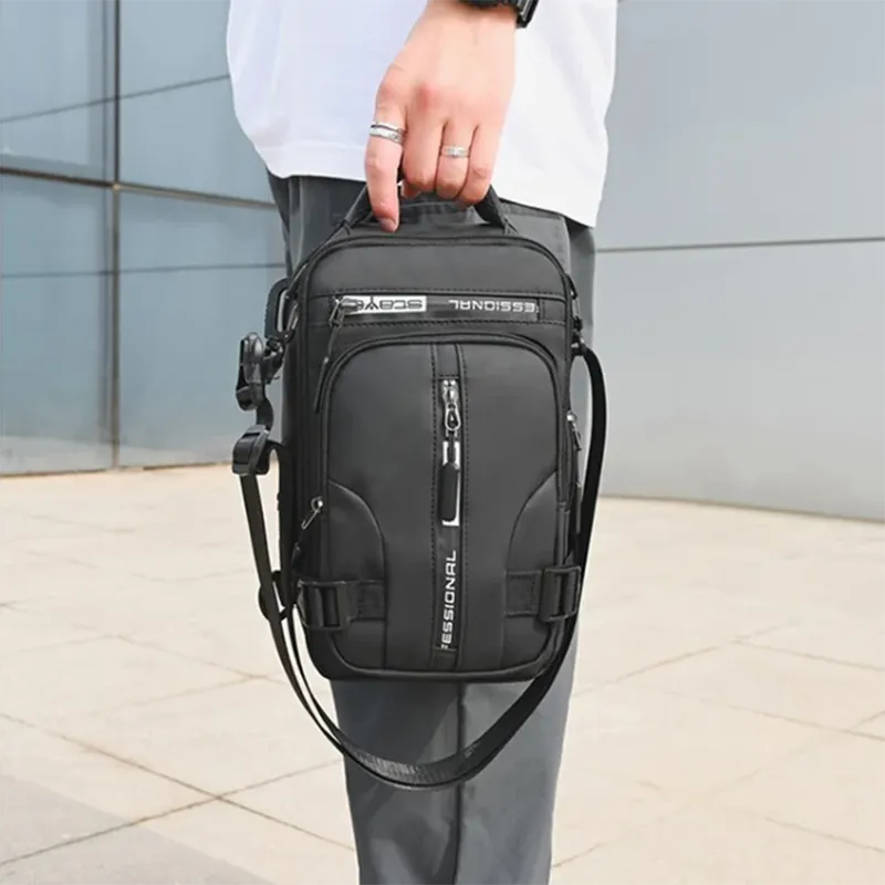 Multi-Compartment Crossbody Backpack - Image 6