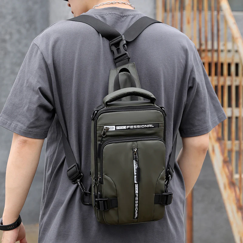 Multi-Compartment Crossbody Backpack - Image 7