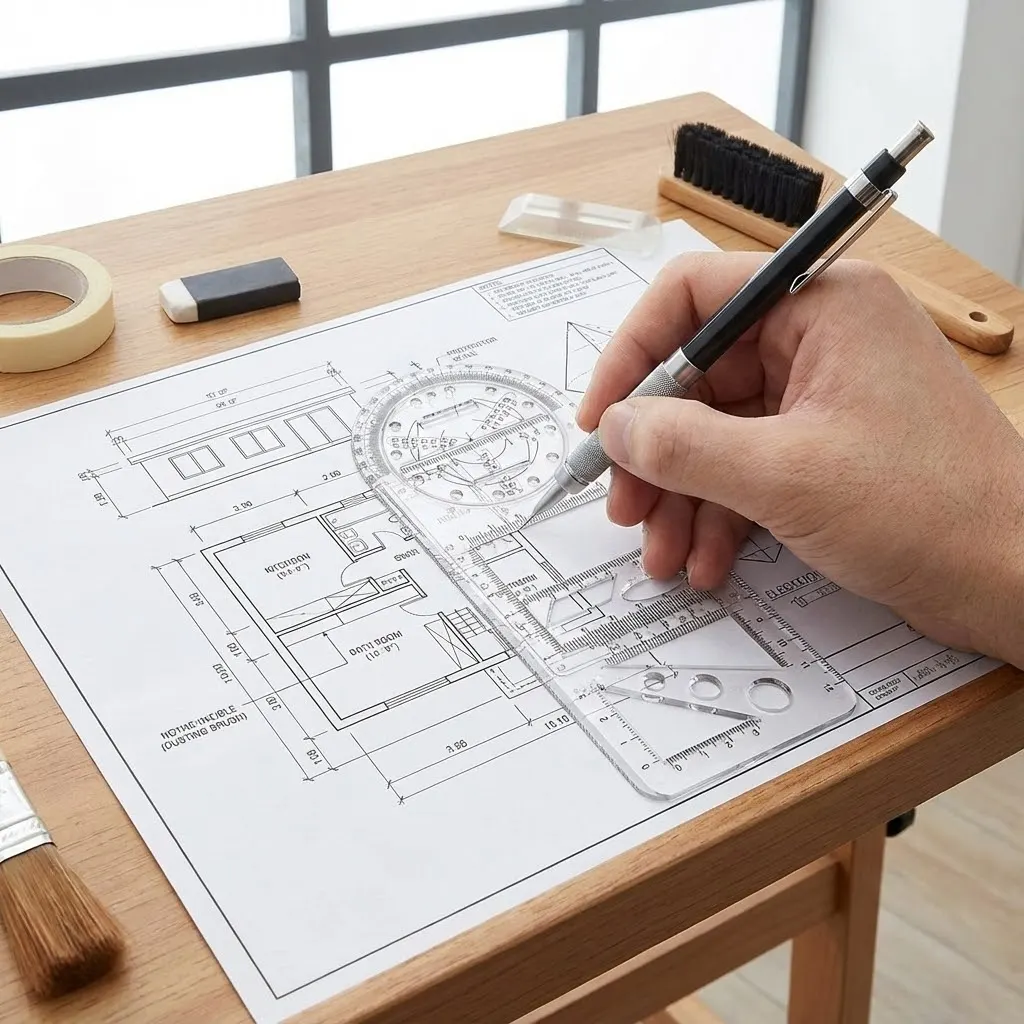 Multifunction Rotating Geometry Ruler - Image 3
