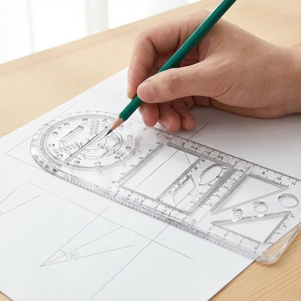 Multifunction Rotating Geometry Ruler - Image 5