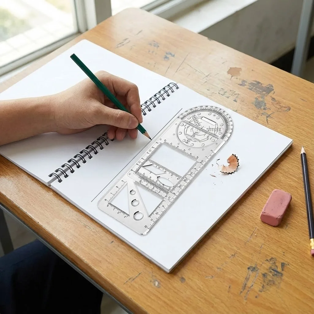 Multifunction Rotating Geometry Ruler - Image 6