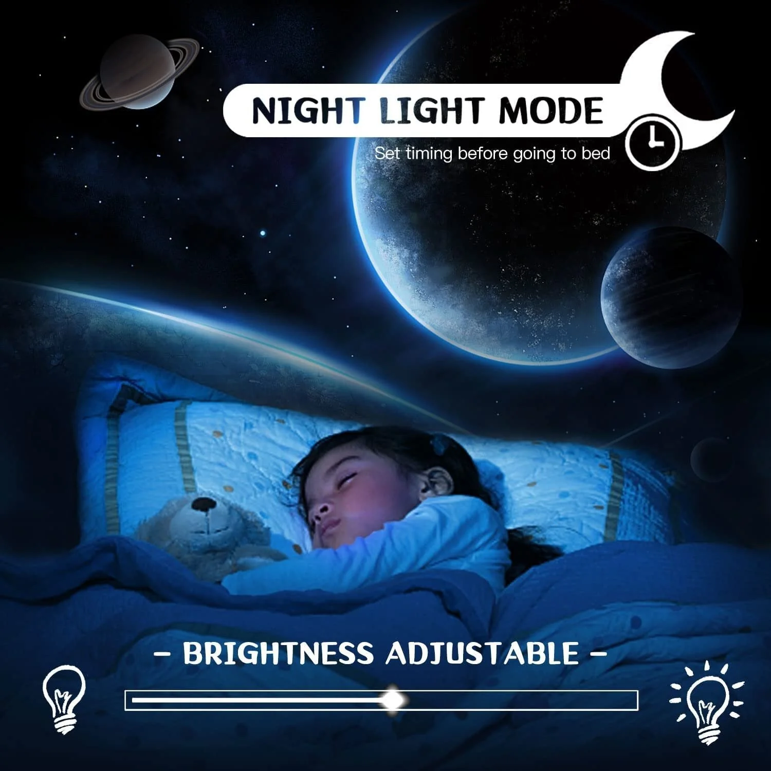 Galaxy Night Light Projector - Image 9