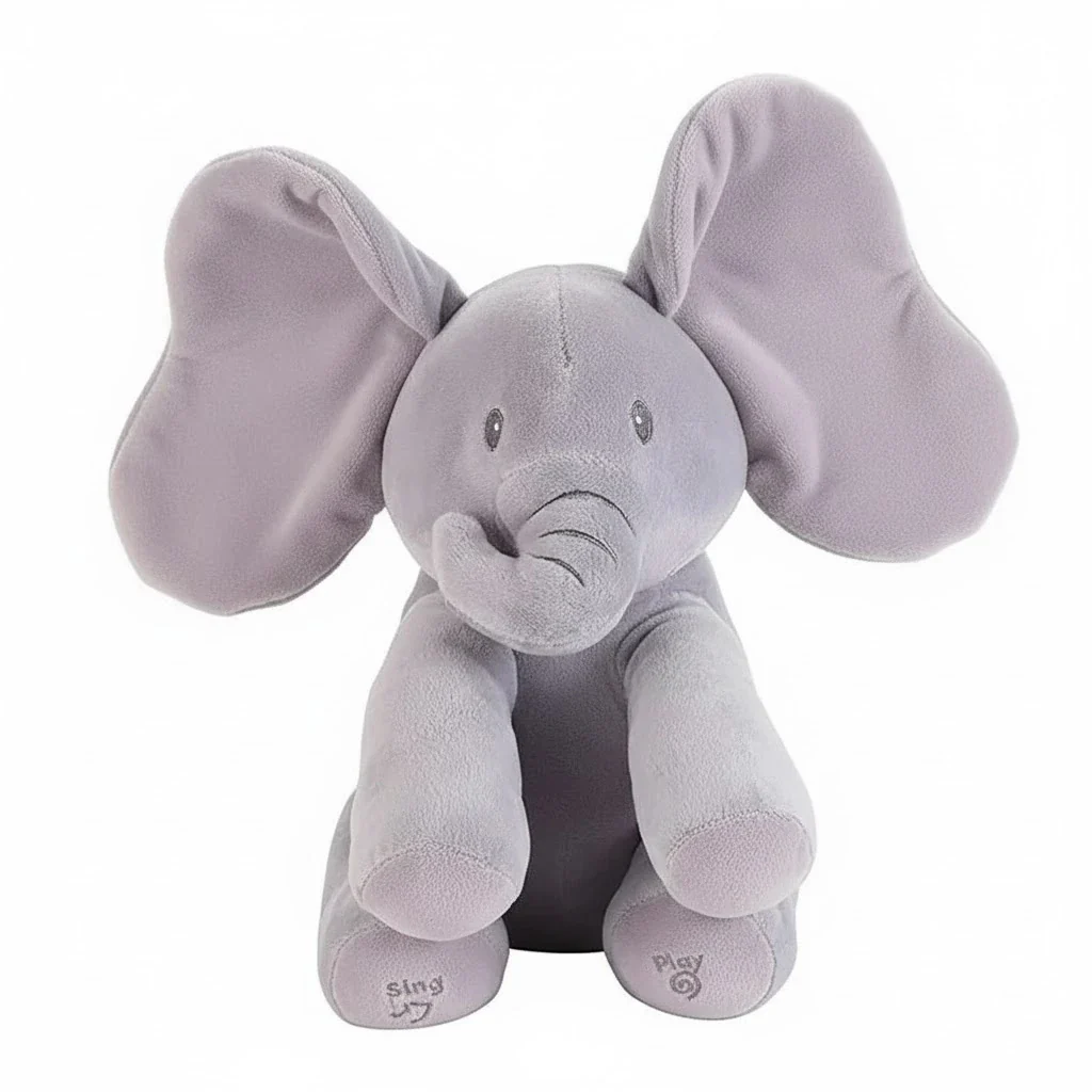 Peek-A-Boo Musical Elephant - Image 10