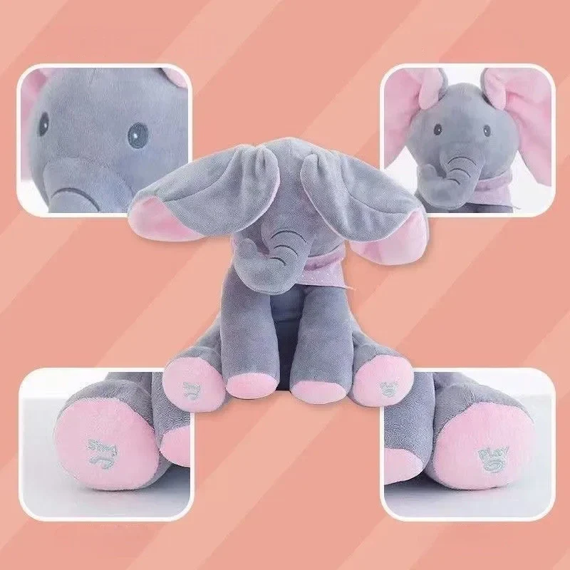 Peek-A-Boo Musical Elephant - Image 8