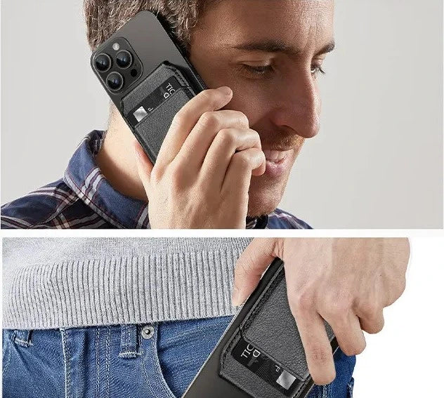 Phone Card Holder with Foldable Stand - Image 6