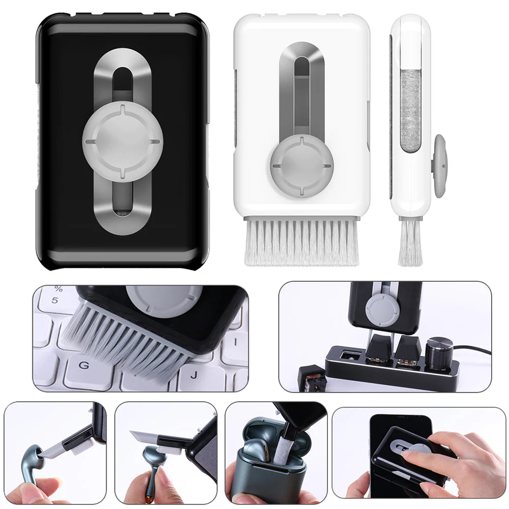 Portable 6-in-1 Multi-function Headset Cleaning Brush - Image 2