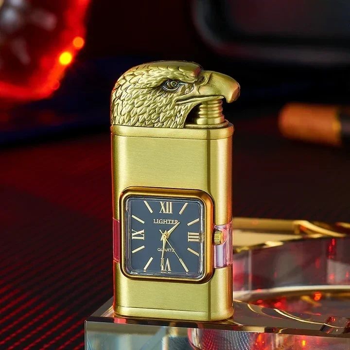 Premium Windproof Lighter with Clock - Image 10