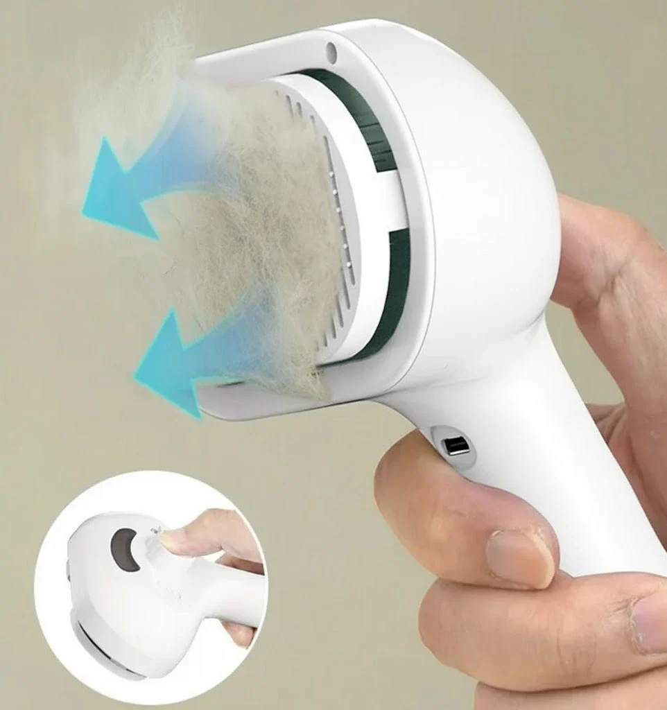 Rechargeable Steam Pet Brush - Image 8