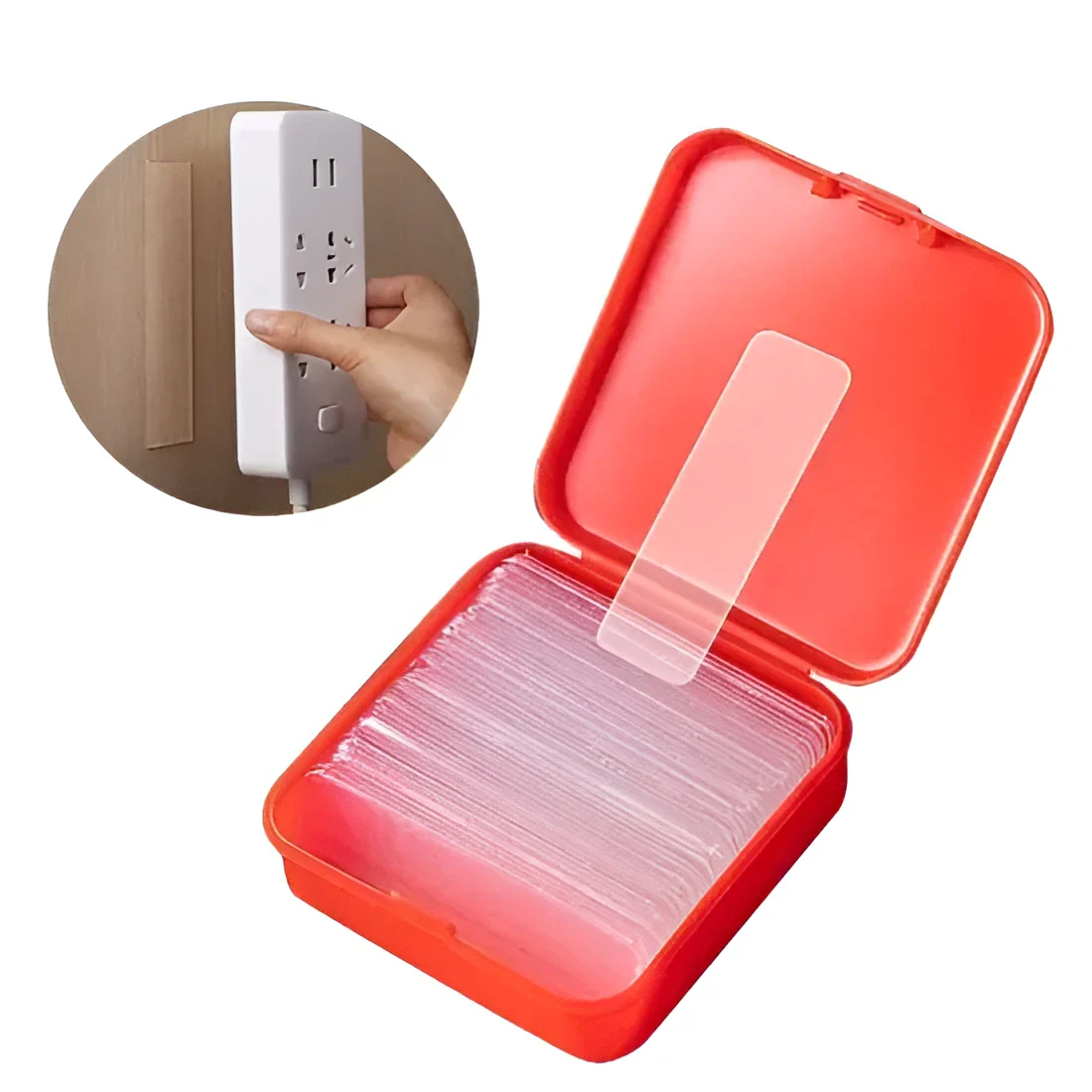 Reusable Double-Sided Adhesive Tape Strips