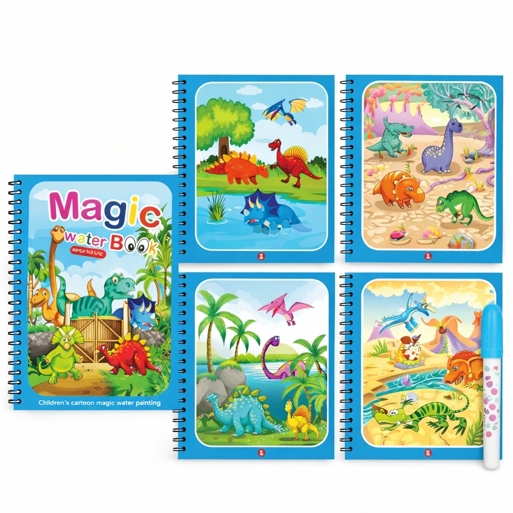 Reusable Magic Water Coloring Book - Image 10