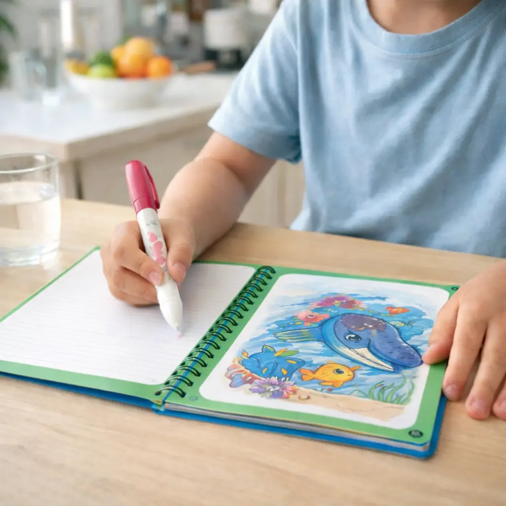 Reusable Magic Water Coloring Book - Image 2